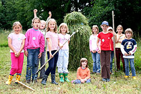 Wir haben ein Heum&auml;nnchen gebaut